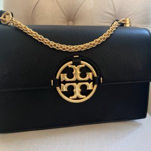 NWT TORY BURCH MILLER SHOULDER BAG IN BLACK